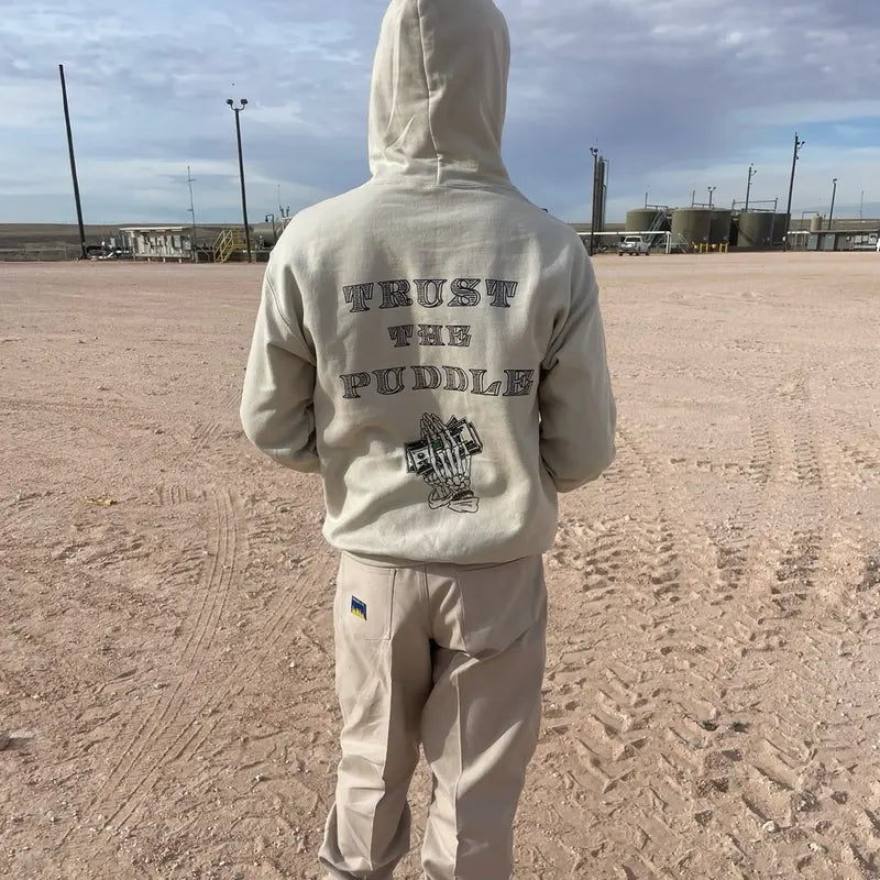 Trust The Puddle Skeleton Graphic Hoodie