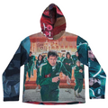 Retro Squid Game-Print Hoodie